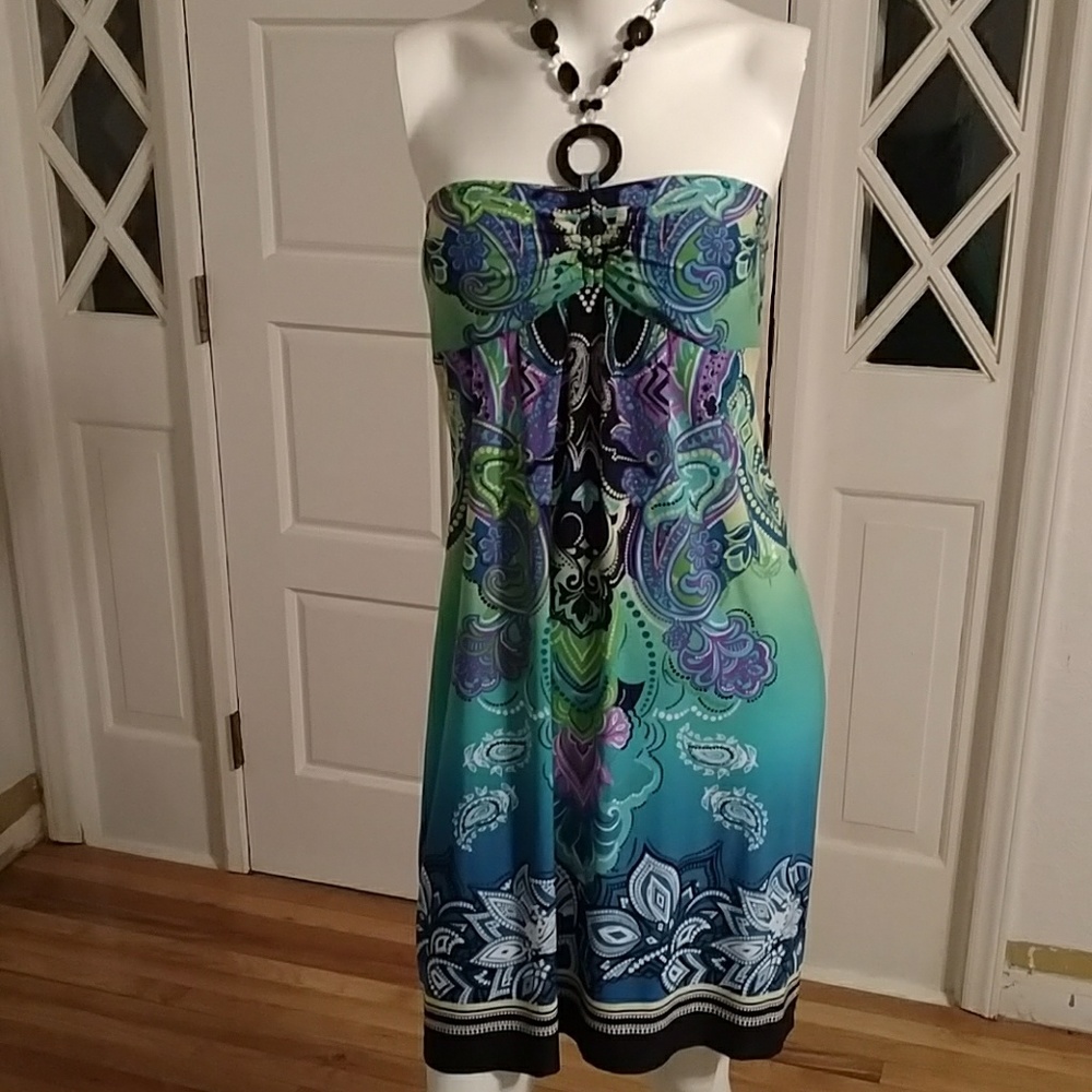 Beautiful green summer dress